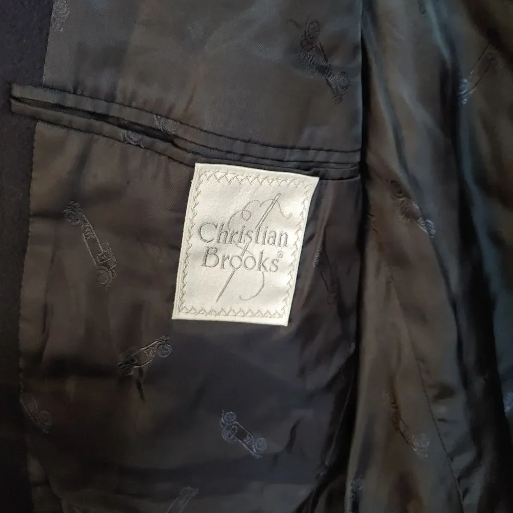 Christian Brooks Cashmere 2 Button Blazer